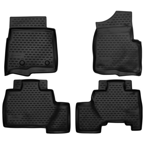 Коврики в салон Ford F150 (P415) 2008-2011, полиуретан Element, Черный, Super Crew Арт. ELEMENT1638210K