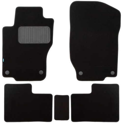 Коврики в салон Mercedes GL (X164) 2006-2009, текстильные Klever premium, Черный, Арт. KLEVER03342122110KH
