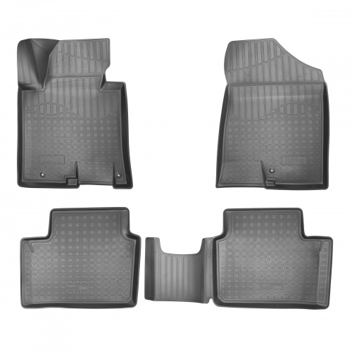 Коврики в салон Hyundai i30 (GD) 2011-2015 Хэтчбэк 5 дв., полиуретан 3D Norplast, Черный, Арт. NPA11C43053