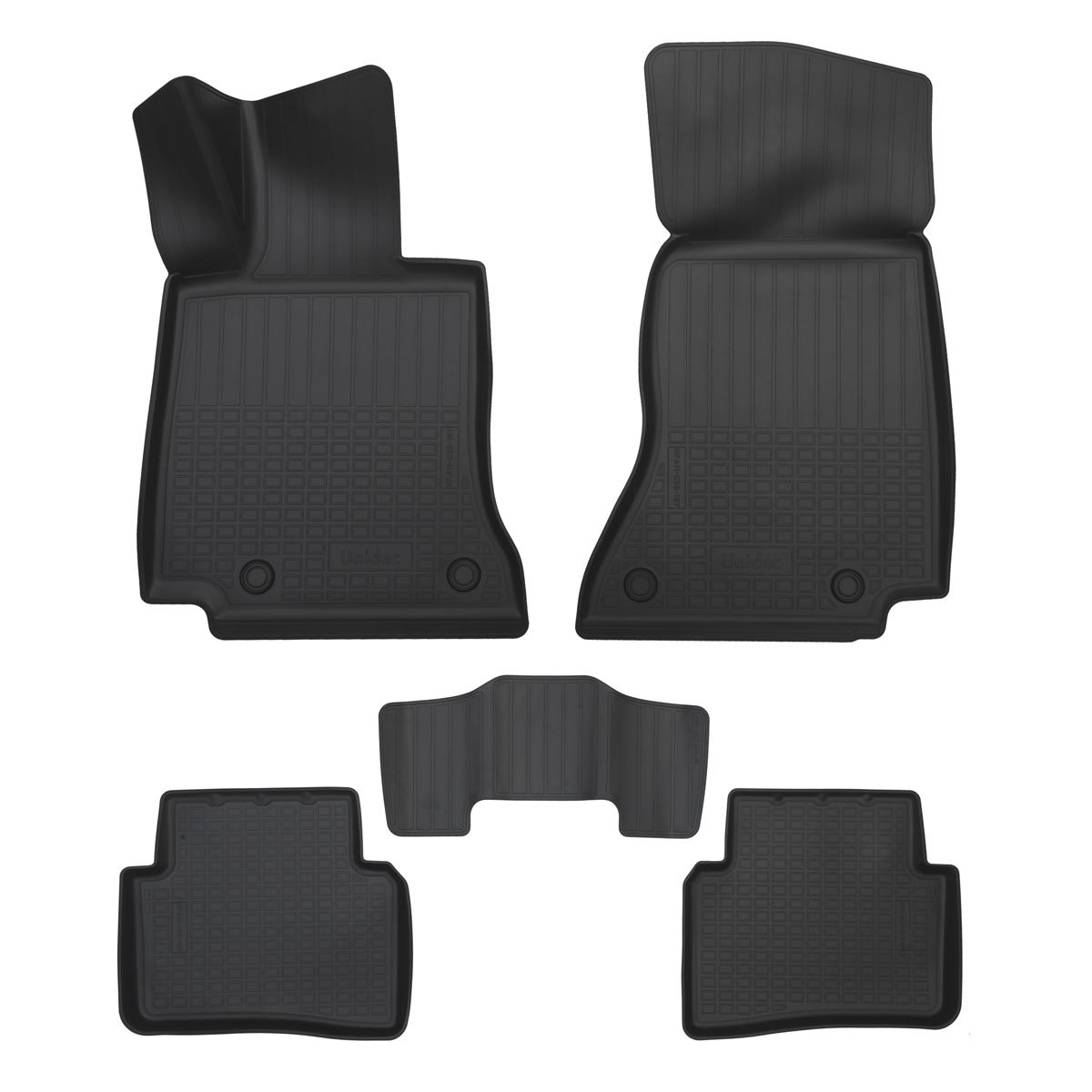 Коврики в салон Mercedes  (W206) 2021- Седан, полиуретан 3D Norplast, Черный, Арт. NPA11-C56-197