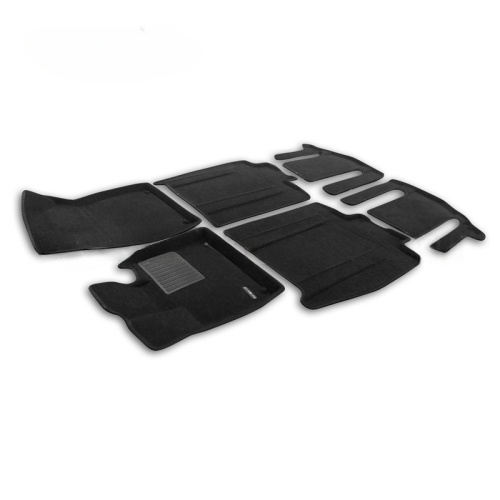 Коврики в салон Zeekr 009 2022-, 3D ткань Euromat Business, Черный, Закр. пол Арт. EMC3D005723