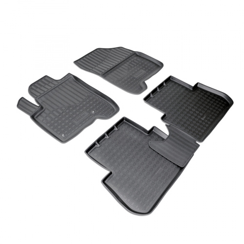 Коврики в салон Citroen C3 Picasso 2008-2012, полиуретан Norplast, Черный, Арт. NPA11-C14-100