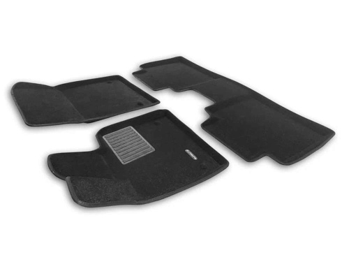 Коврики в салон Voyah Free 2020-, 3D ткань Euromat Business, Черный, Арт. EMC3D005700