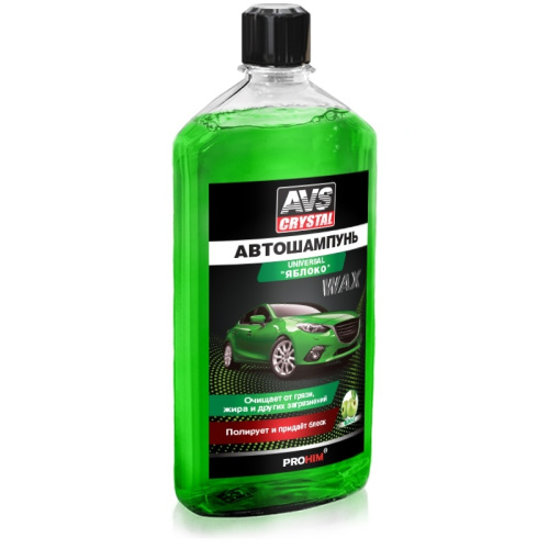 Автошампунь Универсальный (яблоко) 500 мл. AVS AVK-007, шт