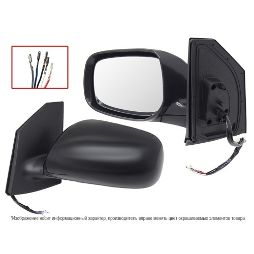 Зеркало боковое  Toyota Corolla Fielder (E140) 2006-2008 Рег-ка/Скл-ние/5конт, слева (L) Арт. STTY319402