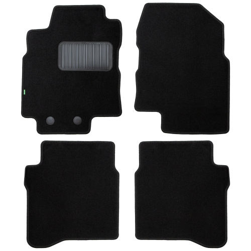 Коврики в салон Nissan Primera (P12) 2001-2008 Седан, текстильные Klever standart, Черный, Арт. KLEVER02361101210KH