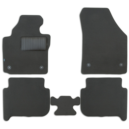 Коврики в салон Volkswagen Touran  2006-2010 FL1, текстильные Klever premium, Черный, Арт. KLEVER03511022110KH