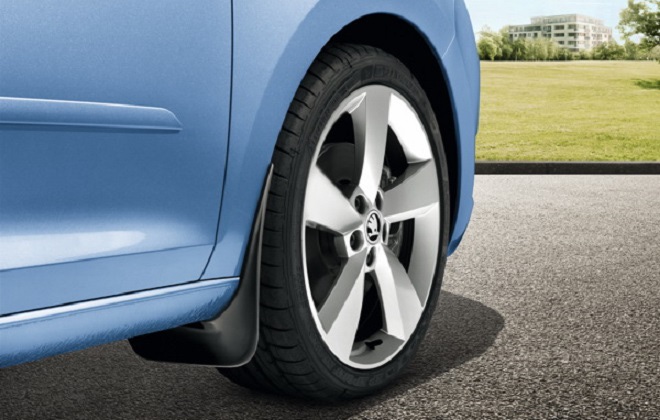 Брызговики Volkswagen Polo VI 2020-2023, передние, пластик Арт. 5JA071111 