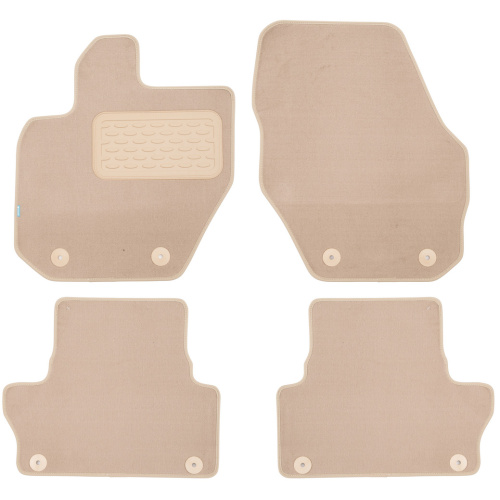 Коврики в салон Volvo XC60  2008-2013, текстильные Klever premium, Бежевый, Арт. KLEVER04500922112KH