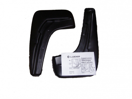 Брызговики Volkswagen Polo V 2009-2015 3 дв., передние, полиуретан Арт. 7001092251