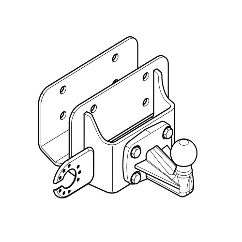 Фаркоп Toyota Hilux 2011-2015 FL вместе с электрикой 13-pin WESTFALIA Арт. 335408900113