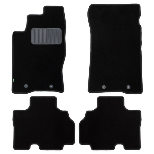 Коврики в салон SsangYong Kyron  2005-2007, текстильные Klever standart, Черный, Арт. KLEVER02610201210KH
