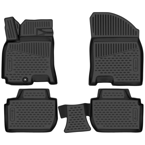 Коврики в салон BAIC U5 2023-, полиуретан 3D Element, Черный, Арт. ELEMENT3DAN0473210K