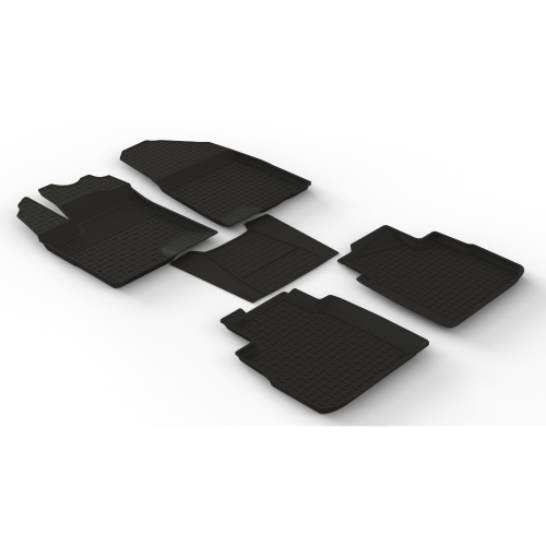 Коврики в салон Haval H7  2024-, резина Seintex выс. борт, Черный, Арт. 319266