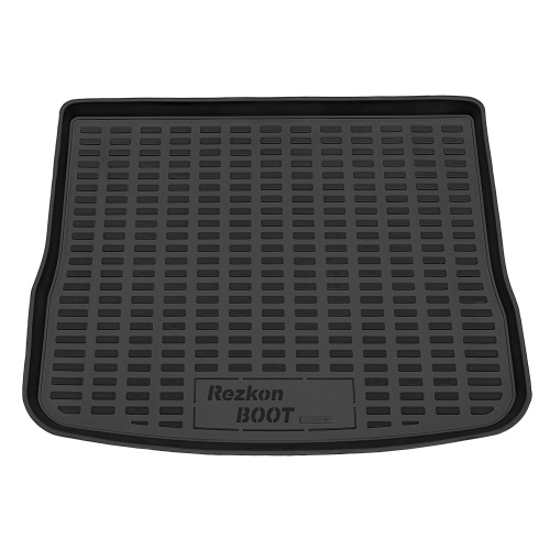 Коврик в багажник Volkswagen Tiguan  2007-2011, полиуретан Rezkon, Черный, Арт. 5535025100
