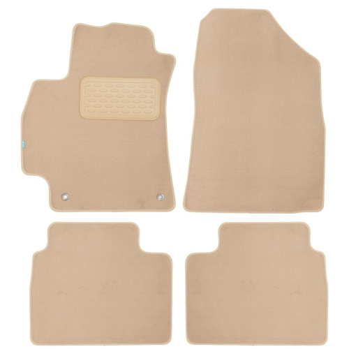 Коврики в салон Hyundai Elantra (CN7) 2020-, текстильные Klever premium, Бежевый, Арт. KLEVER0402007022112KH