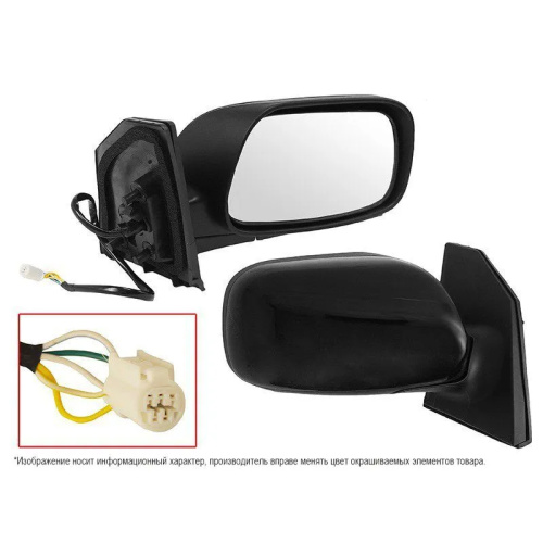 Зеркало боковое  Toyota Corolla (E120/E130) 2000-2004 Универсал Скл-ние/5конт, справа (R) Арт. STTY28940A1