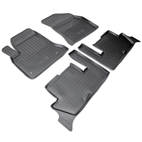 Коврики в салон Citroen C4 Picasso  2006-2013, полиуретан Norplast, Черный, Арт. NPA11-C14-180