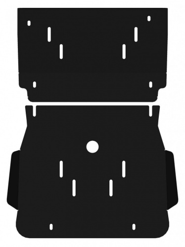 Защита картера двигателя Mitsubishi Pajero Sport I 1998-2004 V-3,0; 2,5TD Арт. ALF14362st