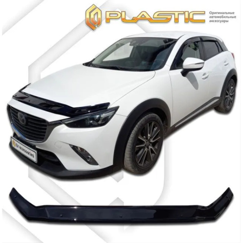 Дефлектор капота Ca-Plastic для Mazda CX-3, арт.20100101173510000000000