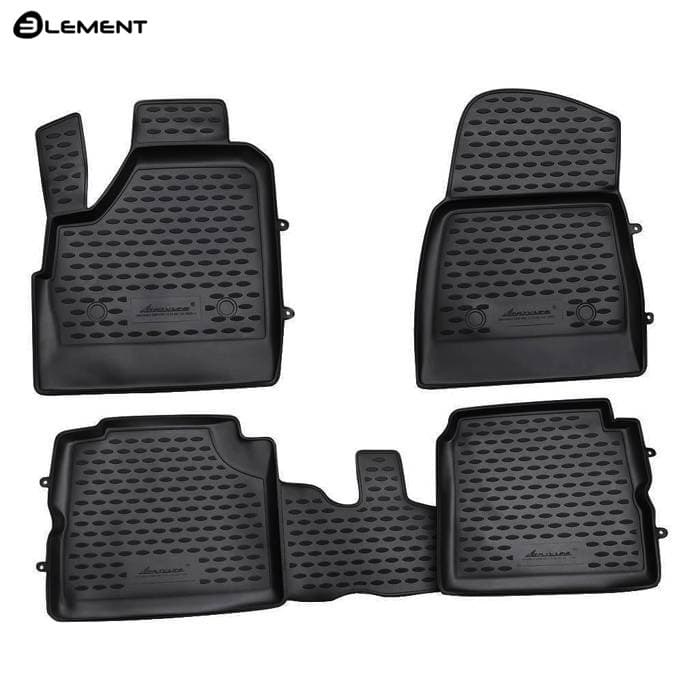 Коврики в салон LADA Niva 2131 1993-2008 5 дв., полиуретан Element, Черный, Арт. NLC.52.24.210kh