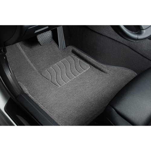 Коврики в салон Volvo S60  2018-2023, 3D ткань Seintex , Серый, Арт. 30345