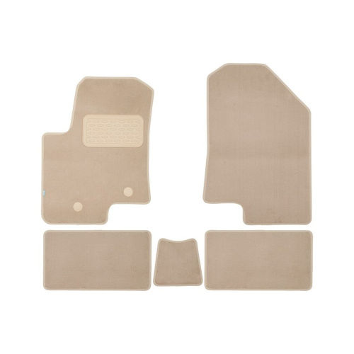 Коврики в салон Changan CS35 Plus 2021- FL, ткань Klever premium, Бежевый, Арт. KLEVER0409200722112KH