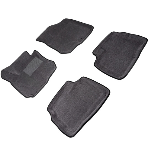 Коврики в салон Hyundai i30 (FD) 2007-2010 Хэтчбэк 5 дв., 3D ткань Seintex , Серый, Арт. 71722