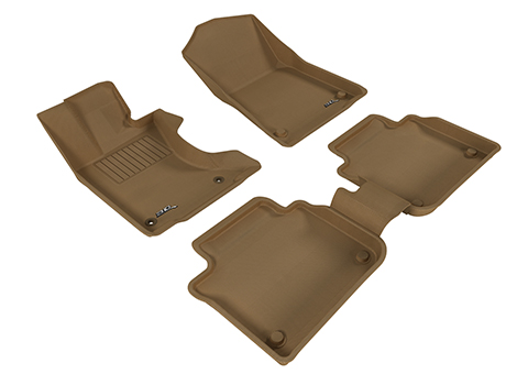 Коврики в салон Lexus GS  2011-2015, 3D ткань Sotra Lux, Бежевый, 4WD версия Арт. ST 74-00505