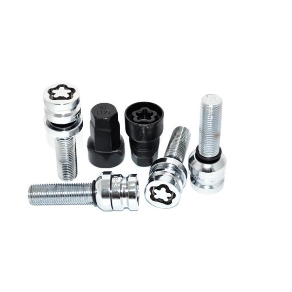 Секретные болты M14x1.5 Сфера L-45мм Хром, Спец Ключ, Арт. 684177KKSL2KEY