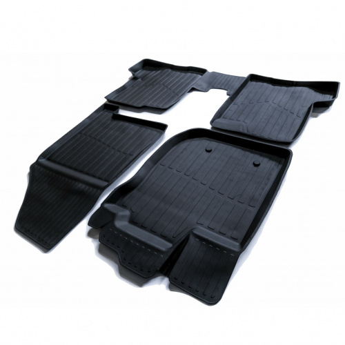 Коврики в салон LADA XRAY 2015-2023, резина SRTK Standart, Черный, Арт. LD.XR.TOP.15G.01X15
