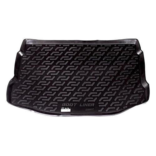 Коврик в багажник Nissan Qashqai (J10) 2006-2010, пластик, L.Locker, Черный, Арт. 0105050100