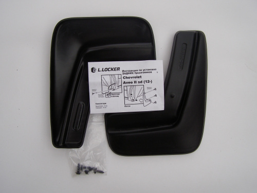 Брызговики Chevrolet Aveo (T300) 2011-2020 5 дв., задние, полиуретан Арт. 7007012661