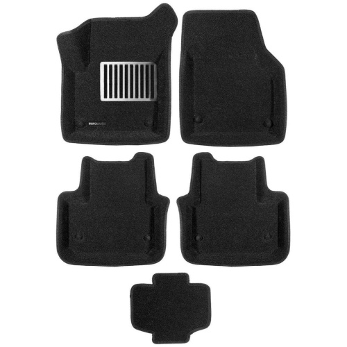 Коврики в салон Land Rover Discovery Sport (L550) 2014-2019, 3D EVA Euromat, Черный, Арт. EM3DEVA003107