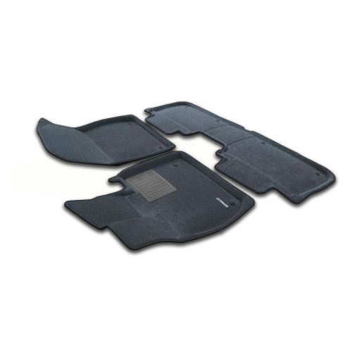 Коврики в салон Lixiang Li L7 2024- FL, 3D ткань Euromat Business, Серый, Арт. EMC3D005743G