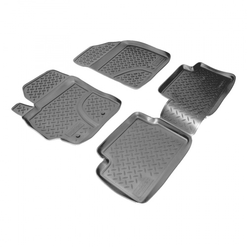 Коврики в салон Toyota Auris 2006-2010 5 дв., полиуретан Norplast, Черный, Арт. NPLPO8812