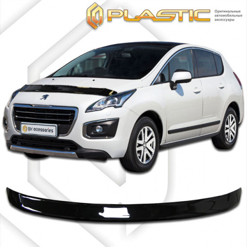 Дефлектор капота Ca-Plastic для Peugeot 3008, арт.CA-613