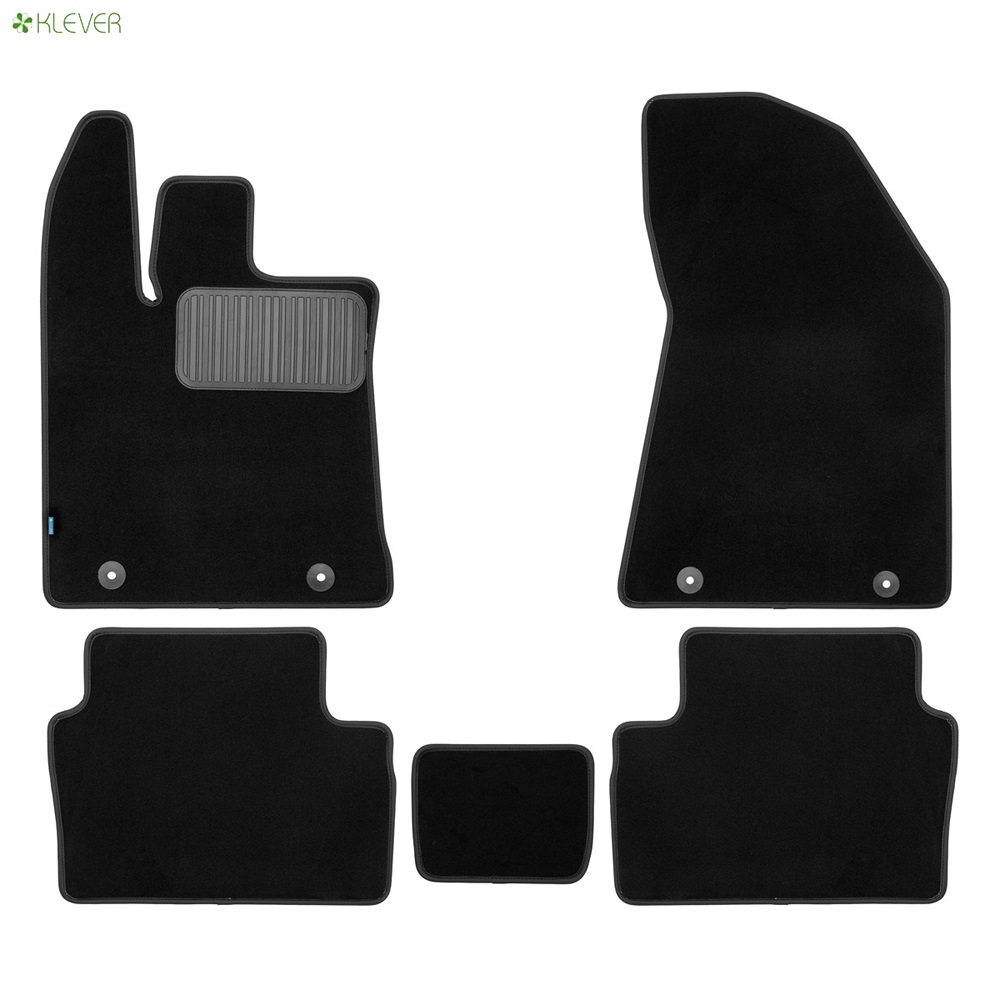 Коврики в салон Geely Emgrand (SS11) 2021-, ткань Klever premium, Черный, SS11 2023- г.в. Арт. KLEVER0507503122110KH