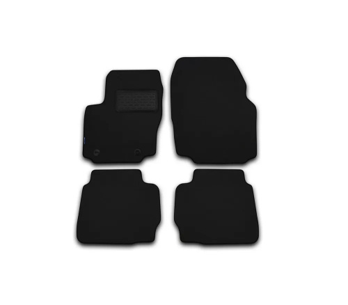 Коврики в салон Citroen C4 Picasso  2006-2013, текстильные AutoFamily, Черный, АКПП Арт. NLT.10.12.22.110kh