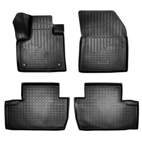 Коврики в салон Peugeot 5008  2017-2020, полиуретан Norplast, Черный, Арт. NPA10C64530