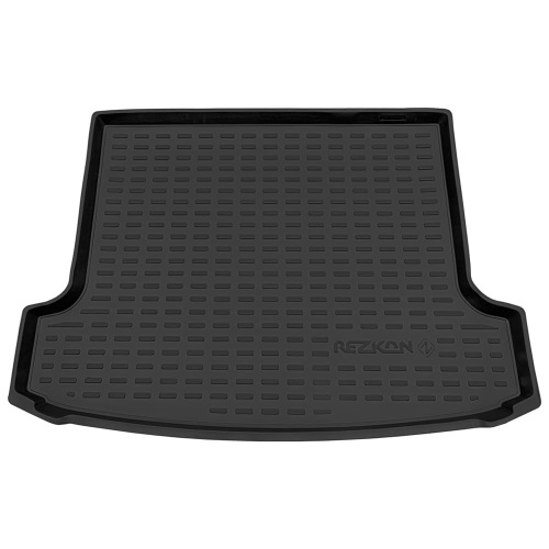 Коврик в багажник Geely Coolray 2019-2023, пластик Rezkon, Черный, Арт. 5017025100