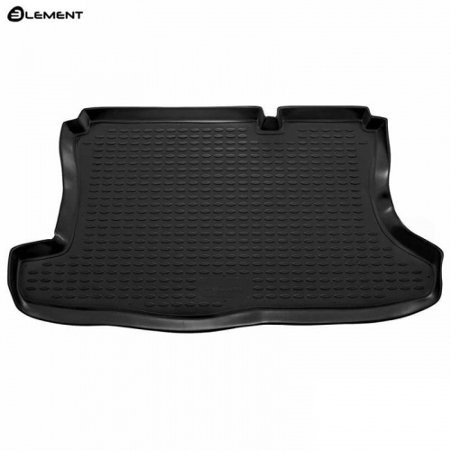 Коврик в багажник Ford Fusion  2002-2005, полиуретан Element, Черный, Арт. b000.6