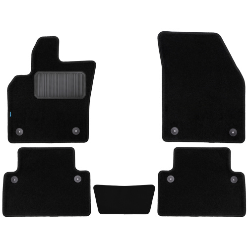 Коврики в салон Volvo S40  2004-2007, текстильные Klever premium, Черный, Арт. KLEVER03500122110KH