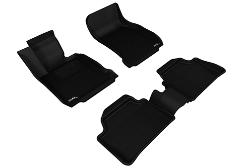 Коврики в салон BMW 2 (F22) 2014-2017, 3D ткань Sotra Lux, Черный, Арт. ST 74-00691