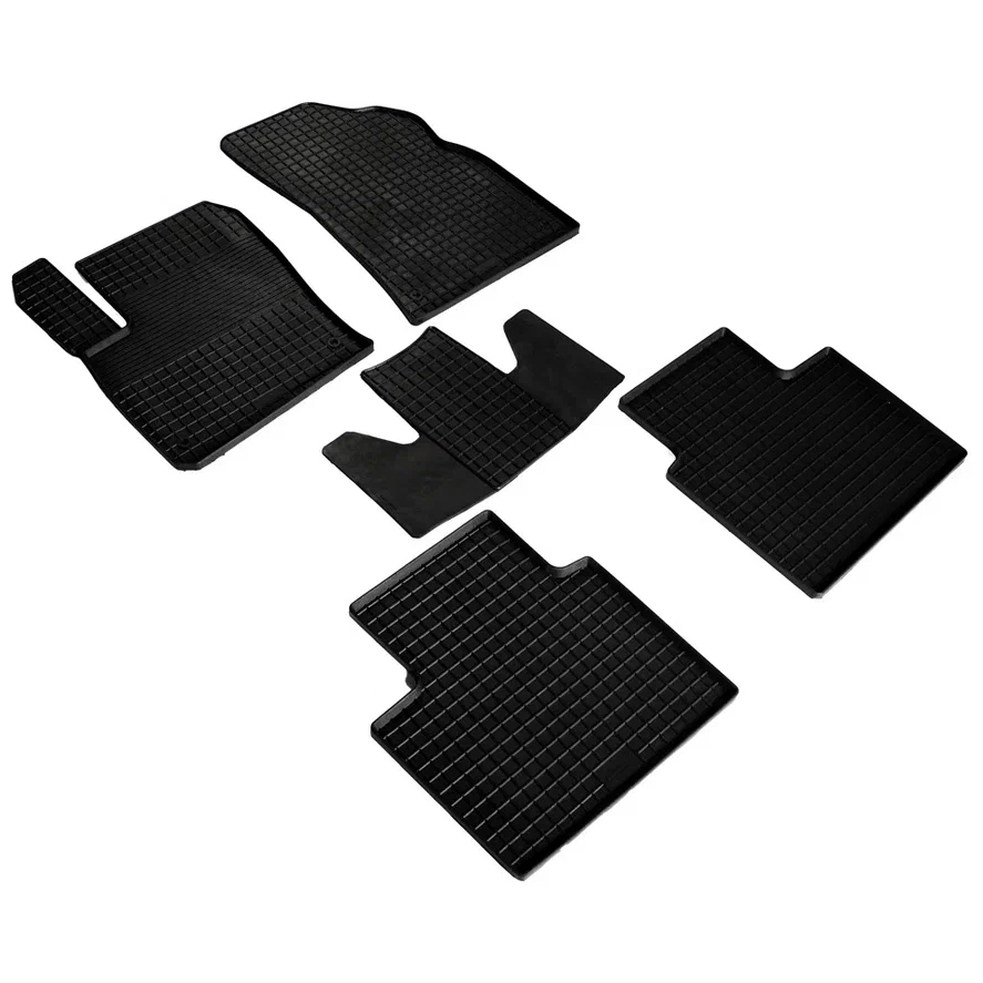 Коврики в салон Lixiang Li L9 2022-, резина Seintex "сетка", Черный, на 3 ряда Арт. 99815