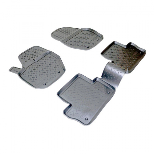 Коврики в салон Volvo XC60  2008-2013, полиуретан Norplast, Черный, Арт. NPL-Po-96-01