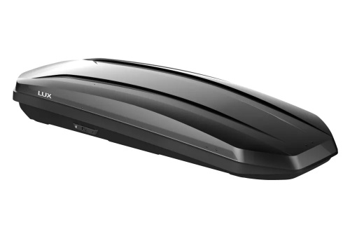 Автобокс LUX MAJOR 460 л. чёрный глянцевый 2170x860x320 арт. 794249