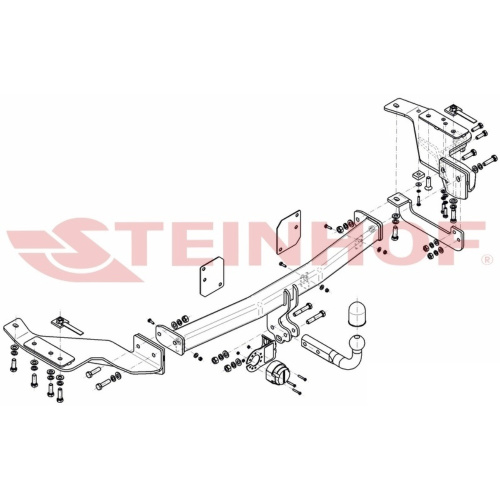 Фаркоп Kia Carnival II 2006-2014 Steinhof Арт. K065