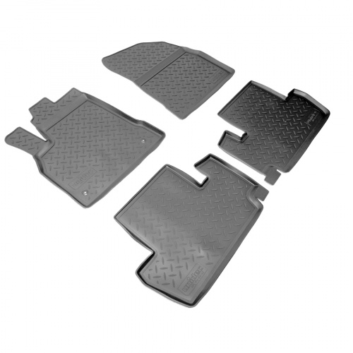 Коврики в салон Peugeot 3008 2009-2013, полиуретан Norplast, Черный, Арт. NPL-Po-64-42
