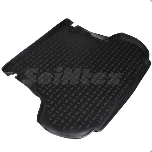 Коврик в багажник Citroen C-Crosser 2007-2013, полиуретан Seintex, Черный, Арт. 82020